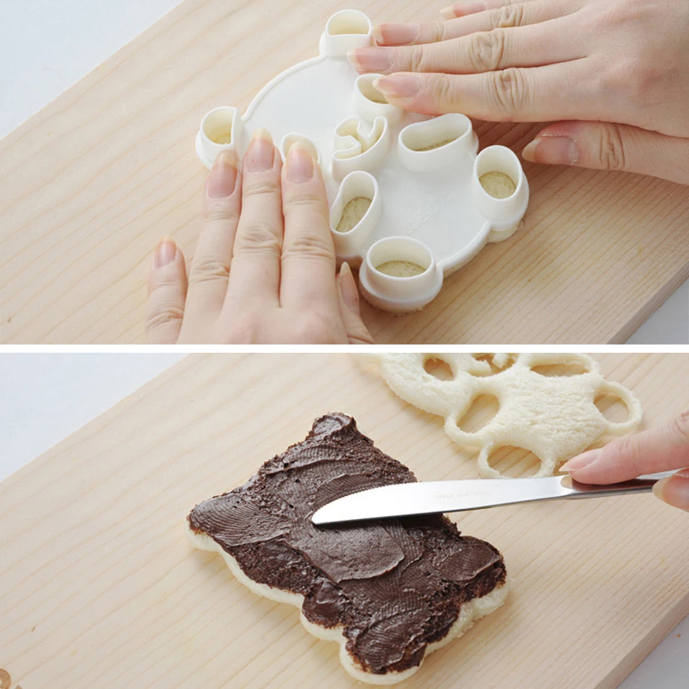 Экономичная 2 шт мультяшная панда суши форма для рисовых шариков сэндвич