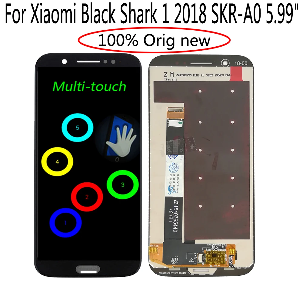 Shyueda для Xiaomi Black Shark 1 SKR-A0 SKR-HO 5,9" ЖК-дисплей сенсорный экран дигитайзер