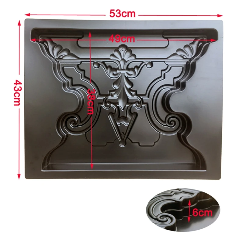 Садовая имитация форма для ножек стула скамейки Пластиковая цемента бетона