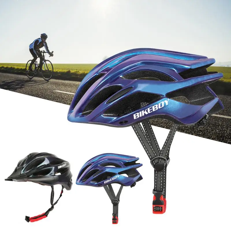

Велосипедный защитный шлем, ультралегкий, с задним фонарем, для езды на мотоцикле