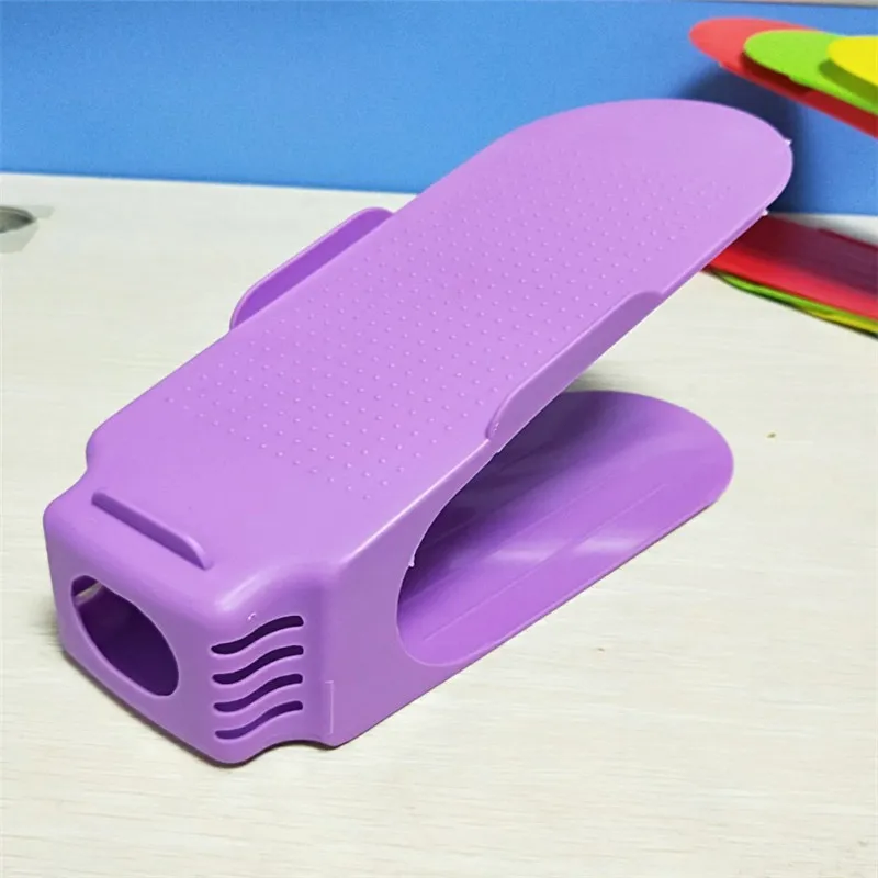 Простая тонкая многофункциональная креативная двухслойная стойка для обуви DIY