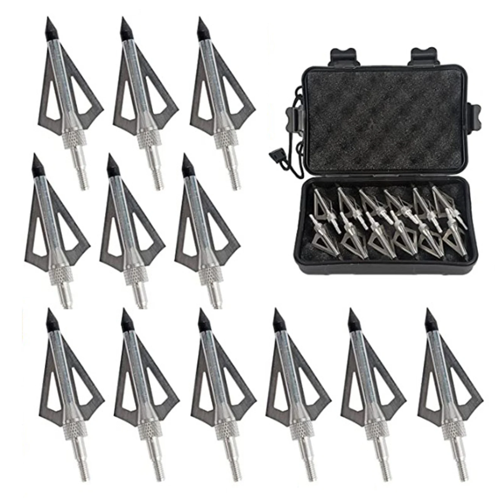 

Hunting Broadheads Archery Arrowheads Arrows For Outdoor Shooting Game 12pcs Field Practice And Field Games Headhunter Competent
