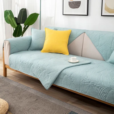 Всесезонная простая стеганая хлопковая диванная подушка Скандинавская