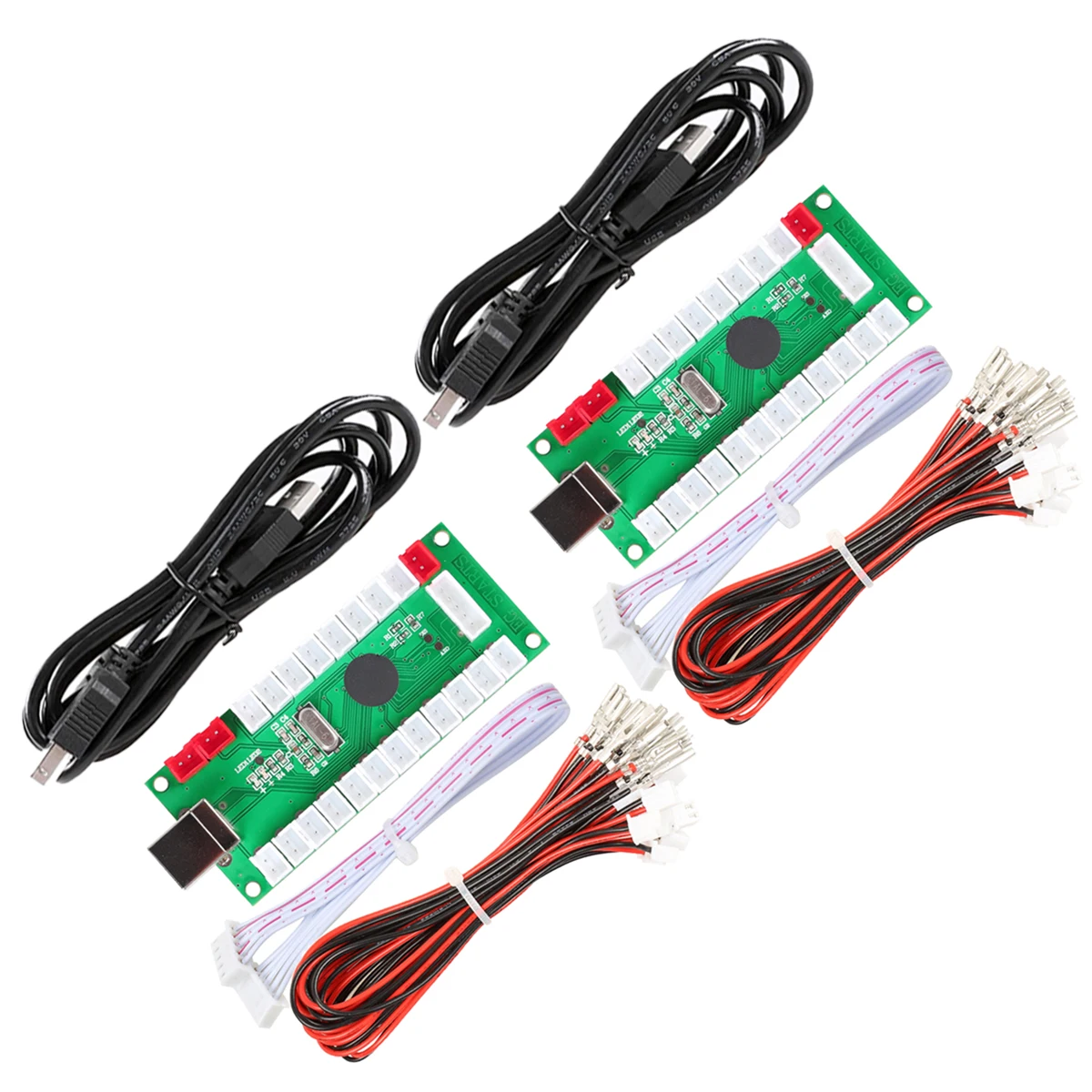 2x usb энкодер с нулевой задержкой для ПК игры джойстик Sanwa комплекты аркадных игр
