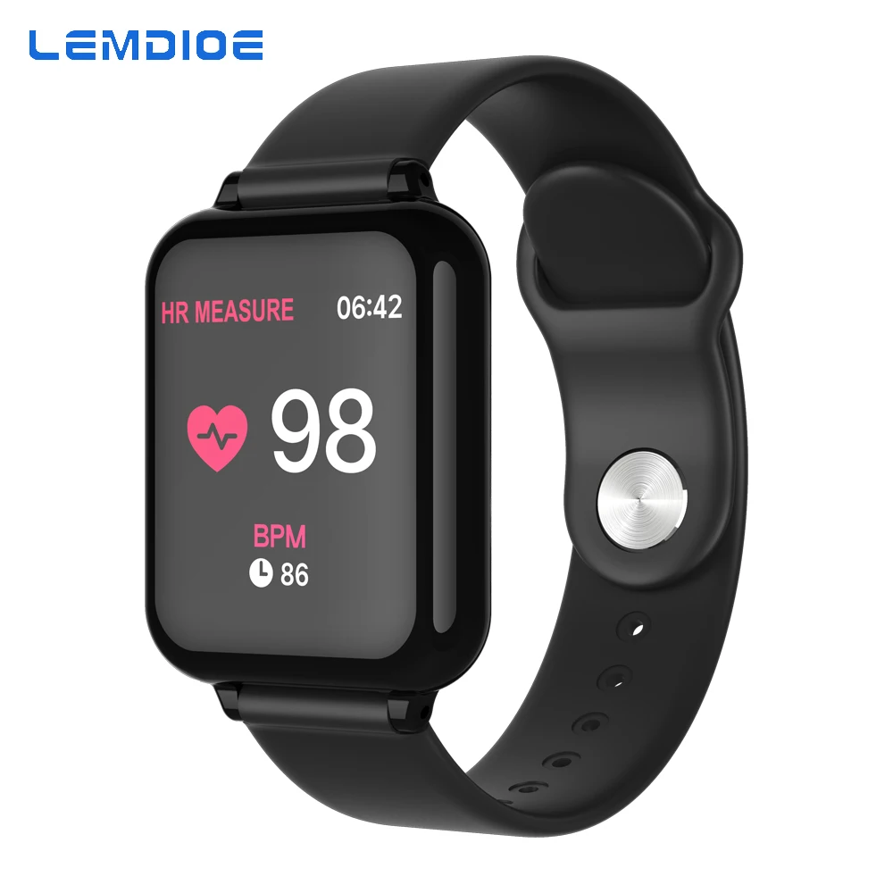 LEMDIOE Смарт часы для мужчин и женщин Монитор артериального давления сердечного