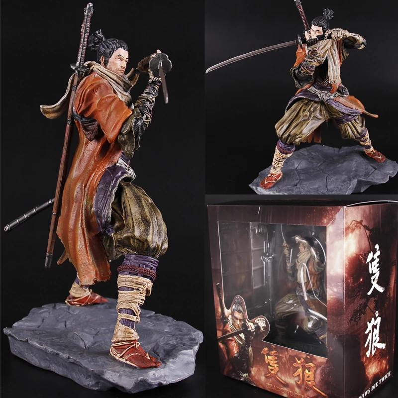 20 см PS4 игра SEKIRO Shadow Die double PVC экшн фигурка Коллекционная модель игрушка кукла
