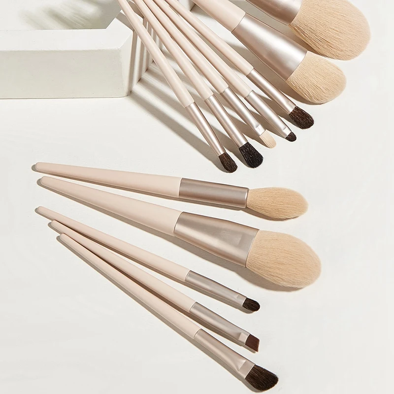 

12 PCs Makeup Brushes Premium Synthetic Concealers Foundation Powder Eye Shadows Makeup Brushes