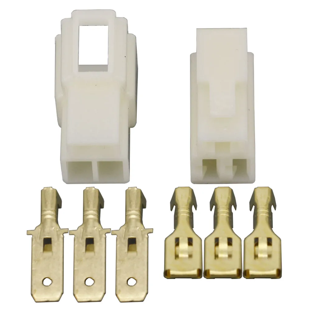 

6.3 Series All New 3 Pin DJ7031-6.3 ABS Plastic Electrical Wire Connectors Plug Male Female Automobile Connector