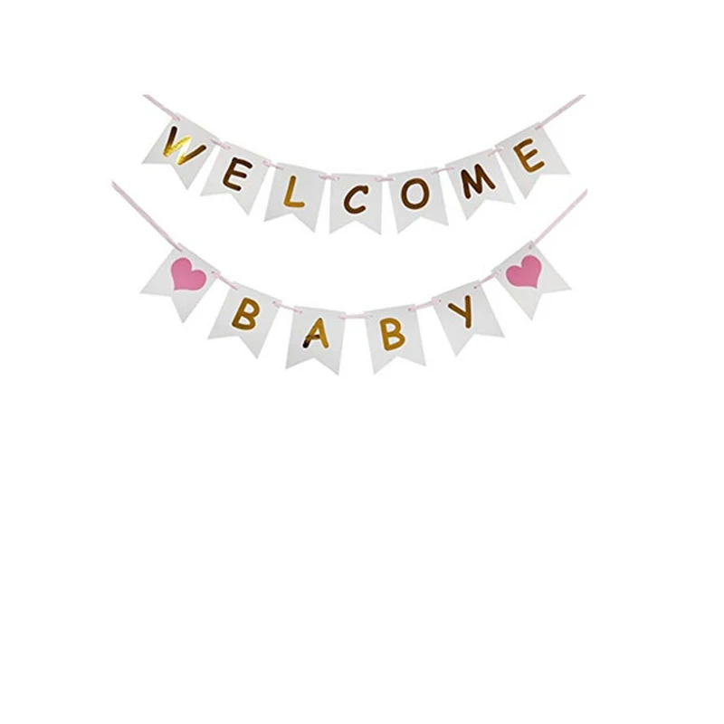 Leeiu Hello World спортивный костюм детские баннеры для дня рождения розового и синего