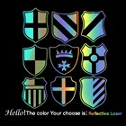 Большой щит рыцаря Стикеры автомобиль наклейки окна виниловые наклейки для автомобиля для укладки волос с щит автомобиля Стикеры для автомобилей тела декор