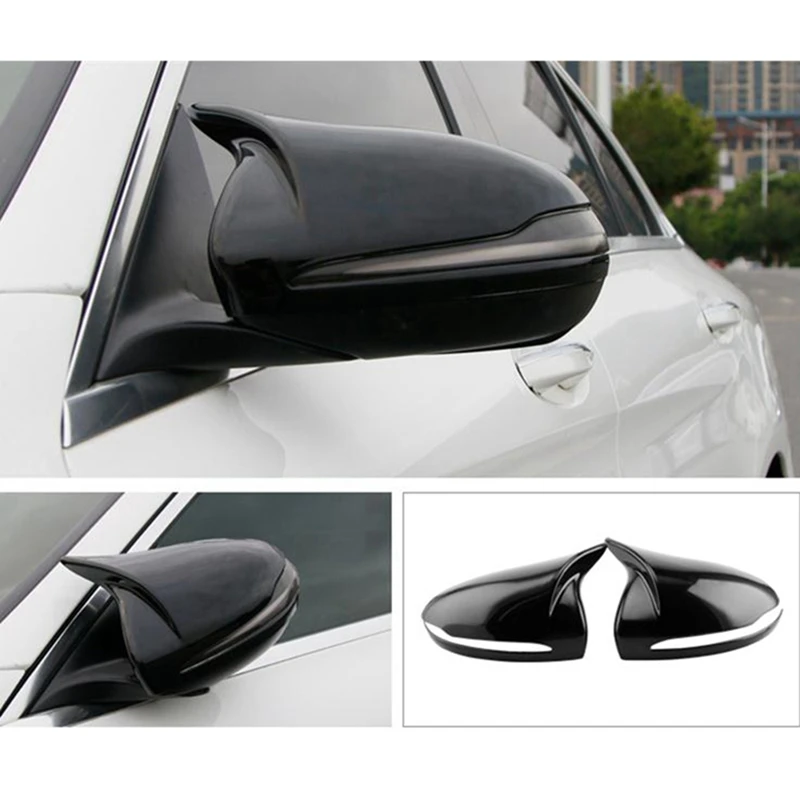 

for Mercedes Benz C E Class W205 W213 GLC Rearview Mirror Frame Door Horn Covers Stickers Accessories