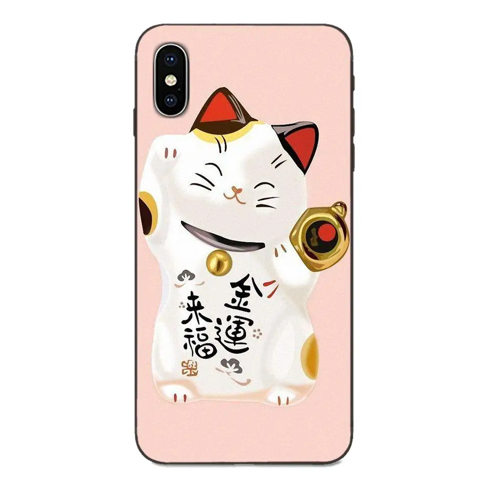 TPU Skin Painting For Xiaomi Mi Mix Max Note 2 2S 3 5X 6 6X 8 9 9T SE A1 A2 A3 CC9e Lite Play Pro F1 Festival Fortune Lucky Cat | Мобильные