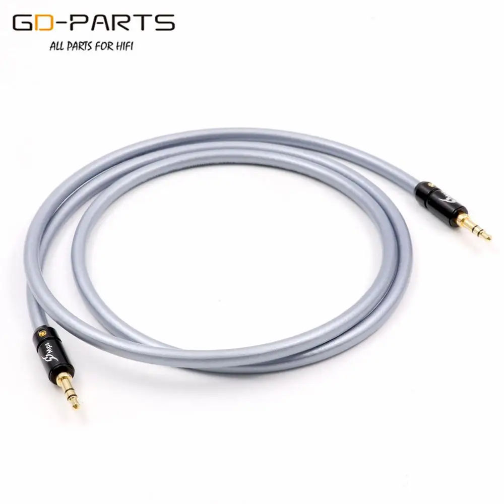 

MPS X-22 Eagle HiFi 99.9997% OFC+ Silver Plated 24K Gold Plated Plug 3.5mm AUX male to male audio car Headphone Speaker cable