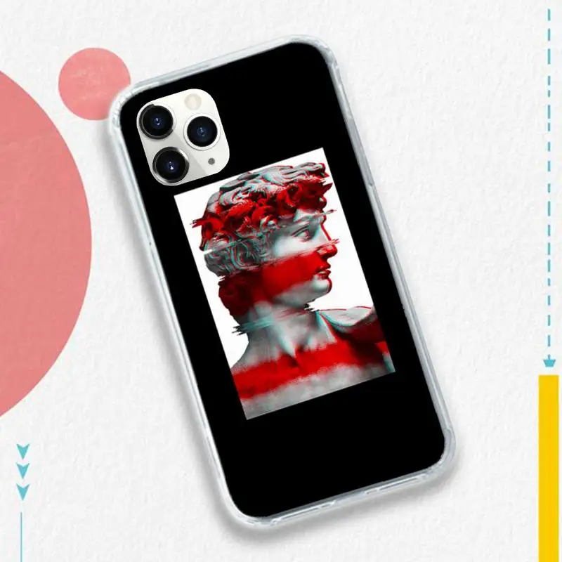 

Retro stone carving aesthetics Phone Case for iPhone 11 12 pro XS MAX 8 7 6 6S Plus X 5S SE 2020 XR