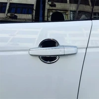 welkinry car auto cover styling for land rover discovery sport 2014 2015 2016 2017 abs chrome exterior door cup bowl cap trim