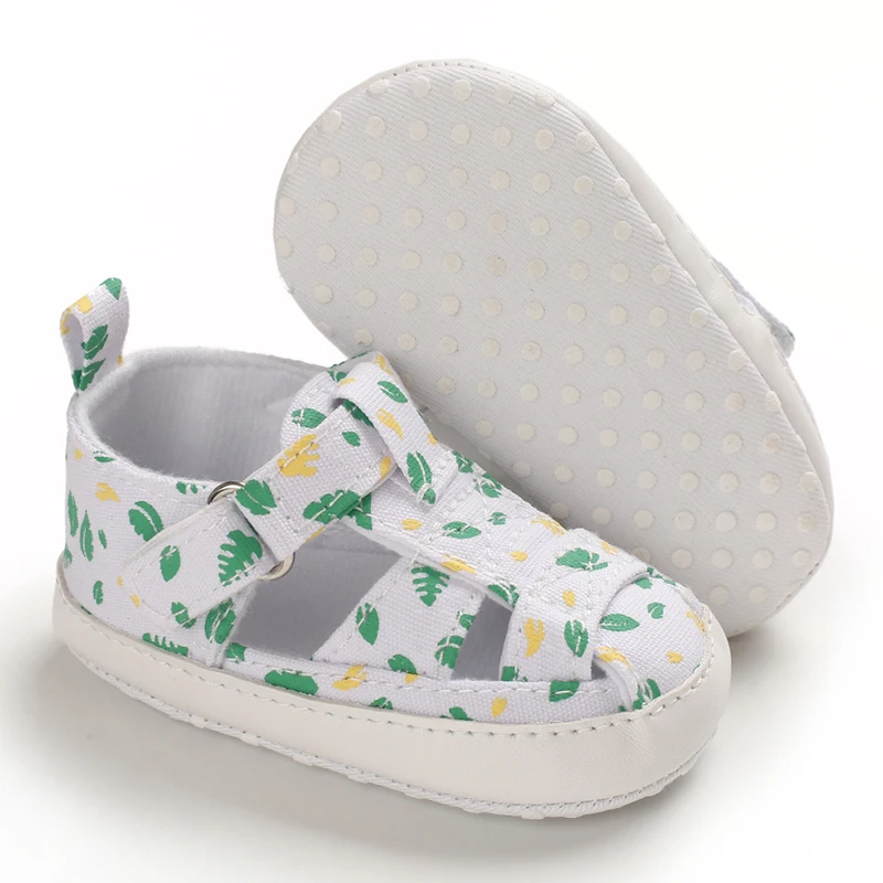 

2021 Baby Boys Sandals Toddler Summer Kids Canvas Beach Holiday Shoes Newborn Baby Shoes for Boys 0-18M Baby Girl Sandals