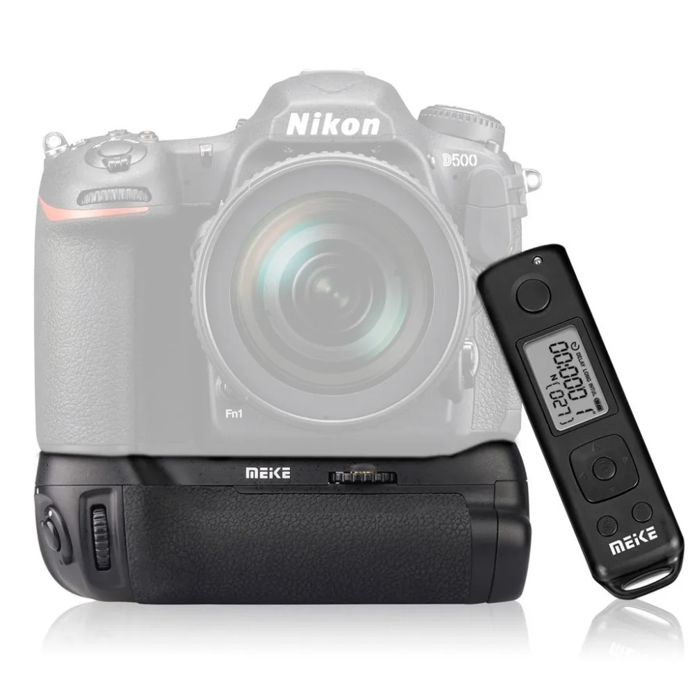 MEKE Meike MK-D500 Pro power pack Встроенный пульт дистанционного управления FSK 2,4 ГГц для камеры Nikon D500