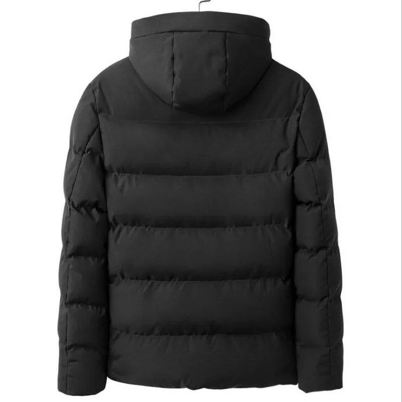 Winter Men Thick Parkas Men Winter New Casual Thick Warm Hooded Jacket Parkas Men Outfit Fashion Medium Thick Coat