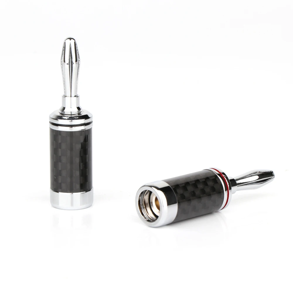 8 шт. высококачественный родиевый кабель из углеродного волокна для динамика