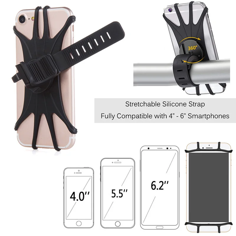 

Baby Stroller Accessories Mobile Phone Holder Rack Universal 360 Rotatable Baby Pram Cart Phone Holder For iPhone Gps Device