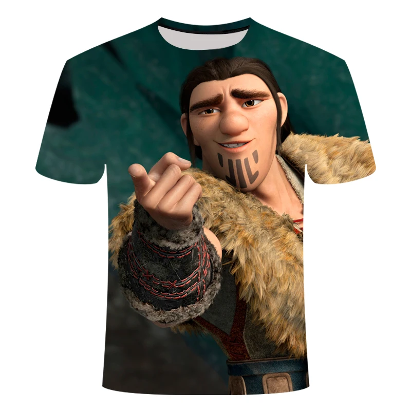 Футболка мужская тренировочная с коротким рукавом и 3D принтом дракона|Мужские