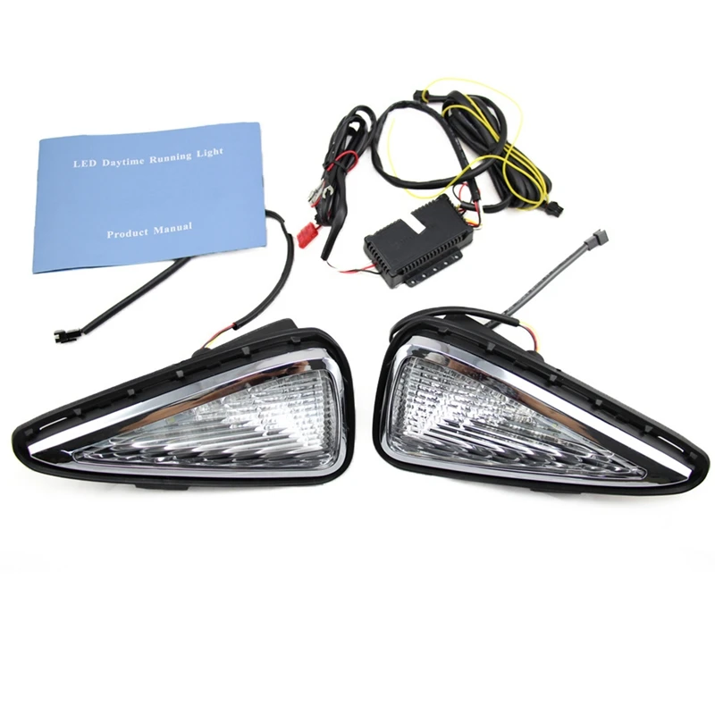 

2Pcs for Toyota Camry 2015-2016 Two-Color Daytime Running Light Daytime Running Light Fog Light