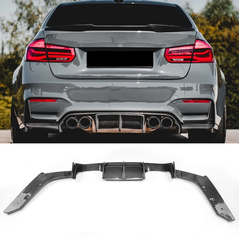 Задний спойлер для BMW F80 M3 F82 F83 M4 Бампер 2014 2018 седан купе
