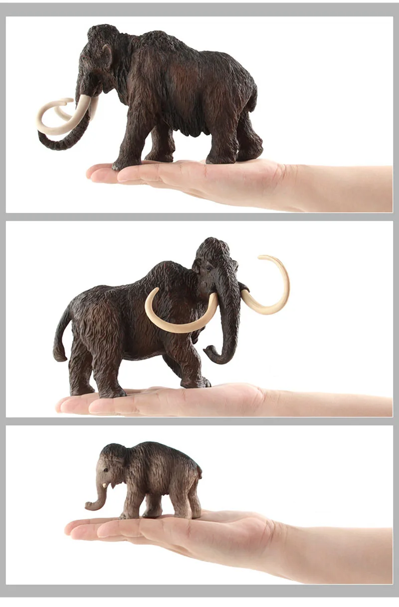 Животное Modelo ПВХ Мамонт животное игрушка модель игрушки для детей имитационная модель игрушки интересный ручной работы Детский подарок
