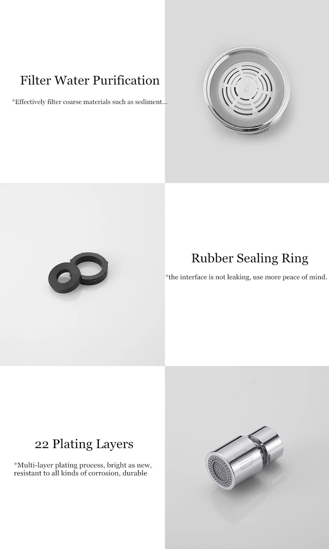 Xiaomi Diiib Dabai двойная функция кухонный кран Bubbler водный диффузор аэратор водосберегающий фильтр головка кран с форсункой разъем