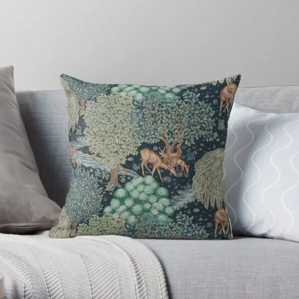 

Мягкая декоративная наволочка William Morris The Brook, наволочка для домашних подушек в комплект не входит