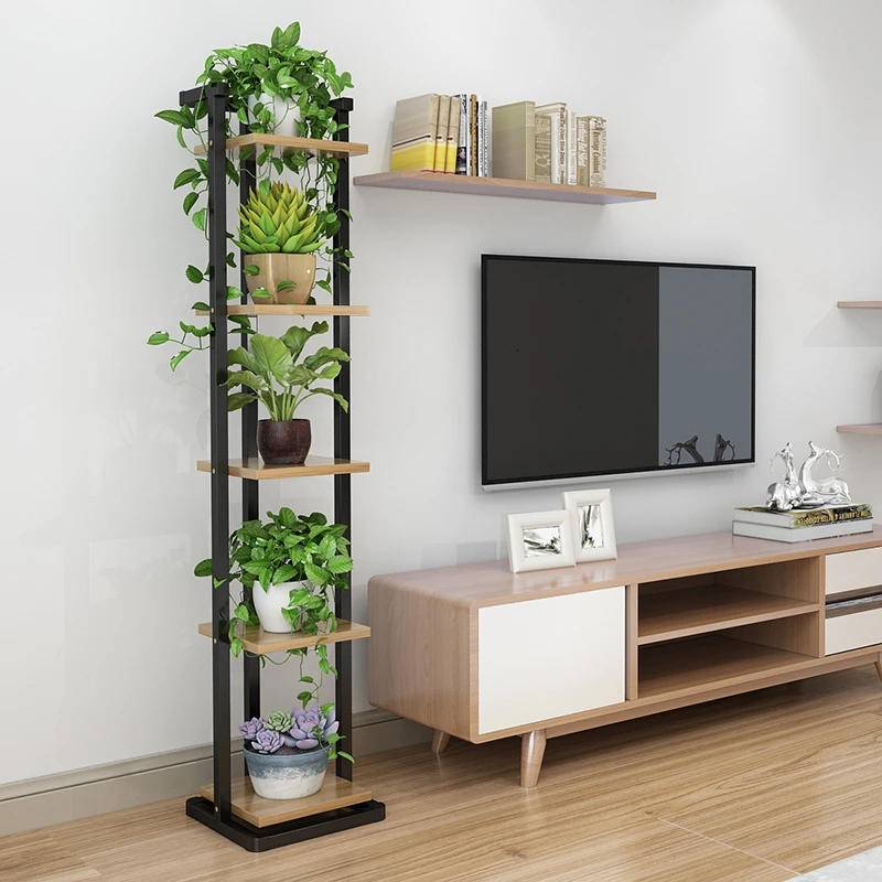 Многоэтажная комнатная многофункциональная подвесная корзина железная