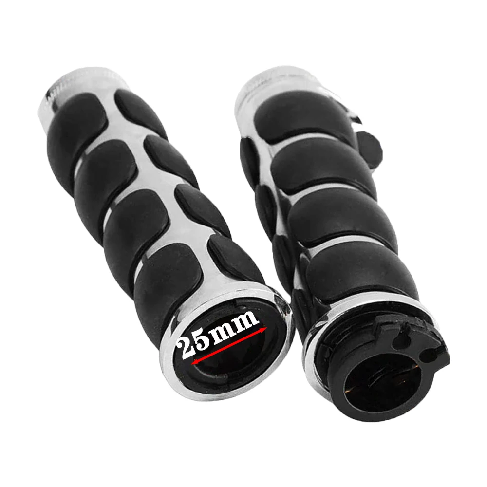 1'' Handlebar Hand Grip 25mm for Harley Davidson Bad Boy Fatboy Blackline Dyna Electra Glide Motorcycle Chopper Cruiser |