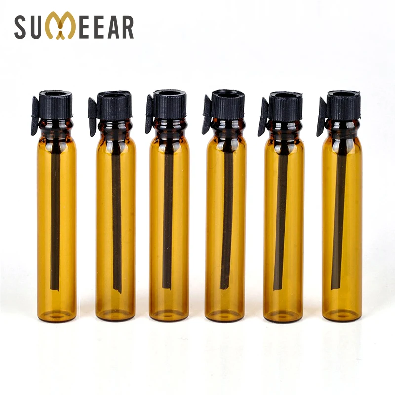 50 шт./лот 1 мл 2 мини флакон капельница для эфирных масел пустые флаконы духов 1cc 2cc