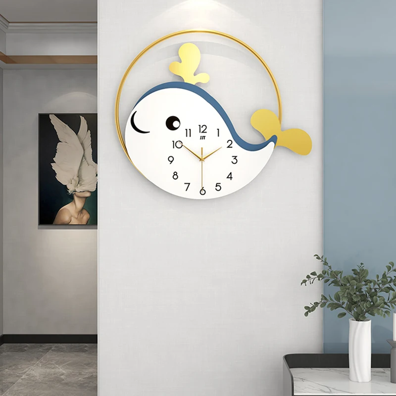 

Modern Design Wall Clocks Living Room 3d Nordic Wall Clocks Minimalist Creative Home Montre Murale Living Room Decoration HX50NU