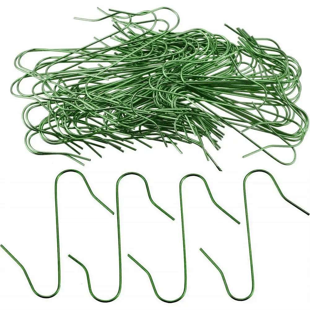 

100 шт., металлические крючки для украшения ёлки