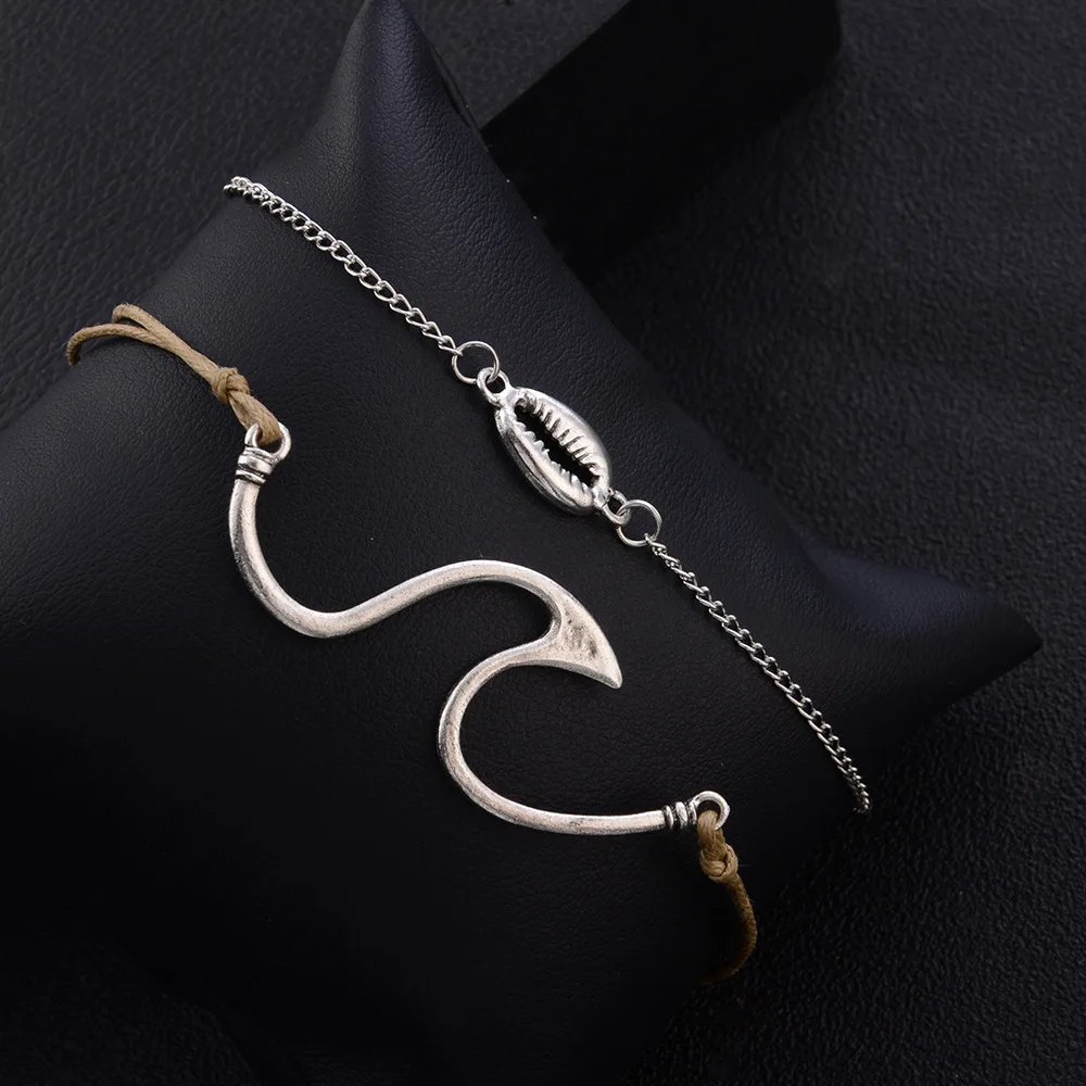 Новые европейские и американские морские волнистые характерные раковины Footchain