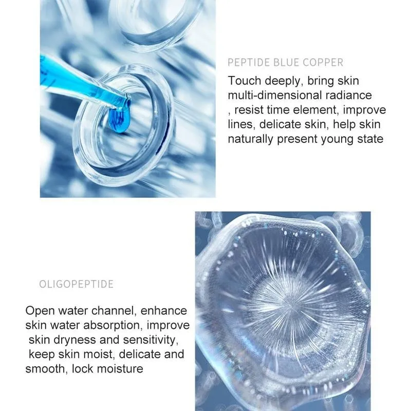 

Freeze-dried Powder Blue Copper Peptide Professional Skin Care Essence Moisturizing Refine Skins Mooth Elasticity Essence