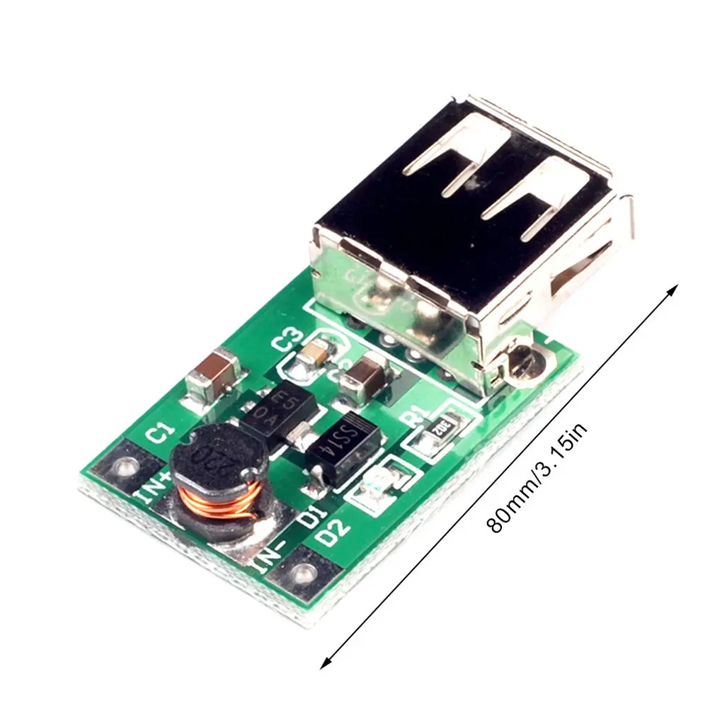 Dc-dc 2 V-5 V до 5V 1200MA 1.2A повышающий усилитель USB мобильный модуль питания литиевая