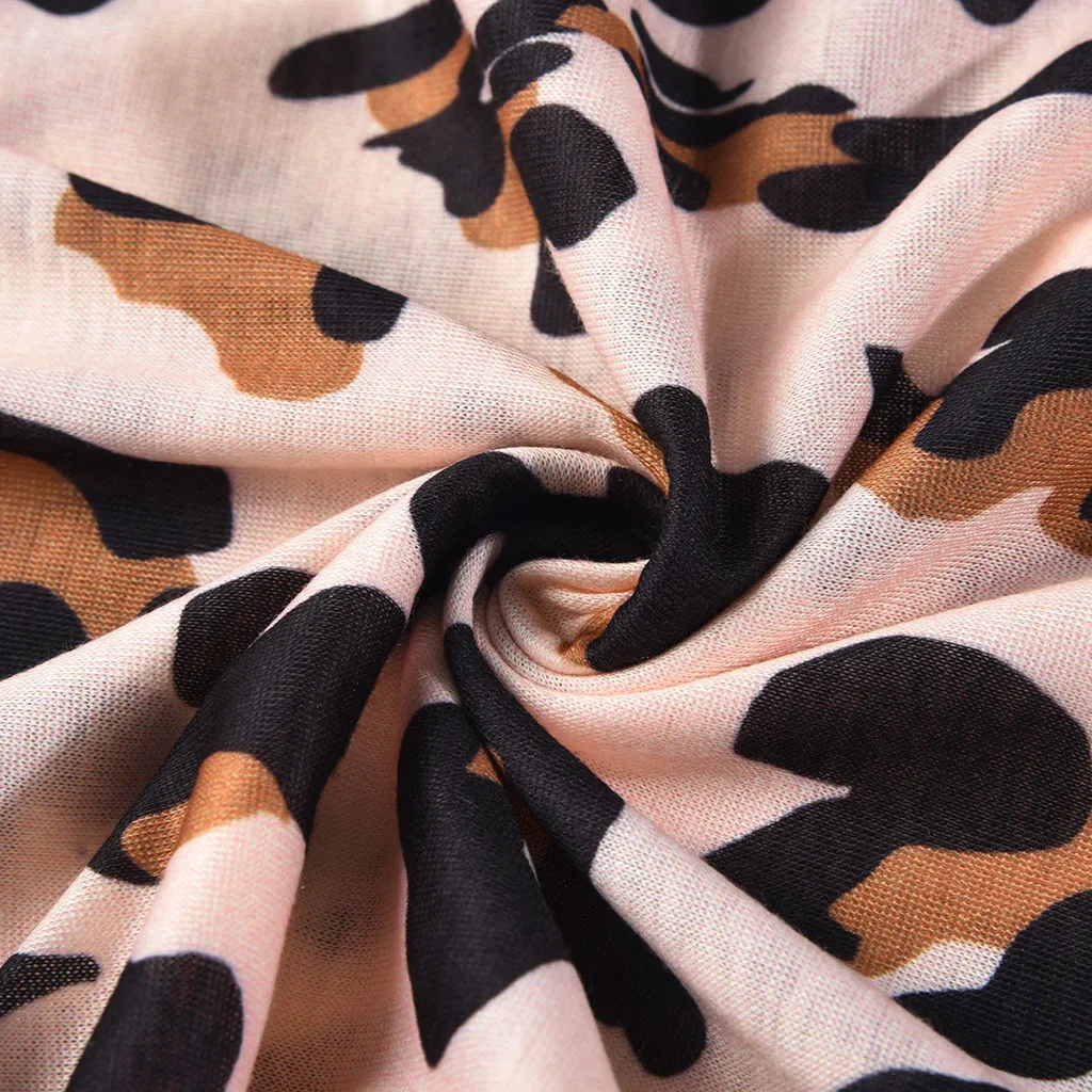 

Fashion Leopard Print Women Long Cardigan Coat Female Long Sleeve Cardigans Casual Loose Outwear Coats Casacas Feminino