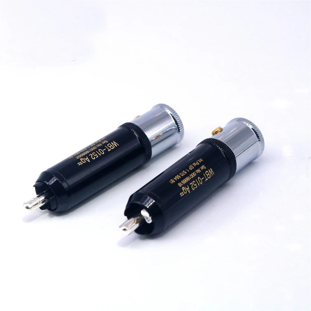 Hi Fi аудио 0152AG End DIY посеребренный штекер RCA разъем для кабеля Interconnector|Коннекторы и