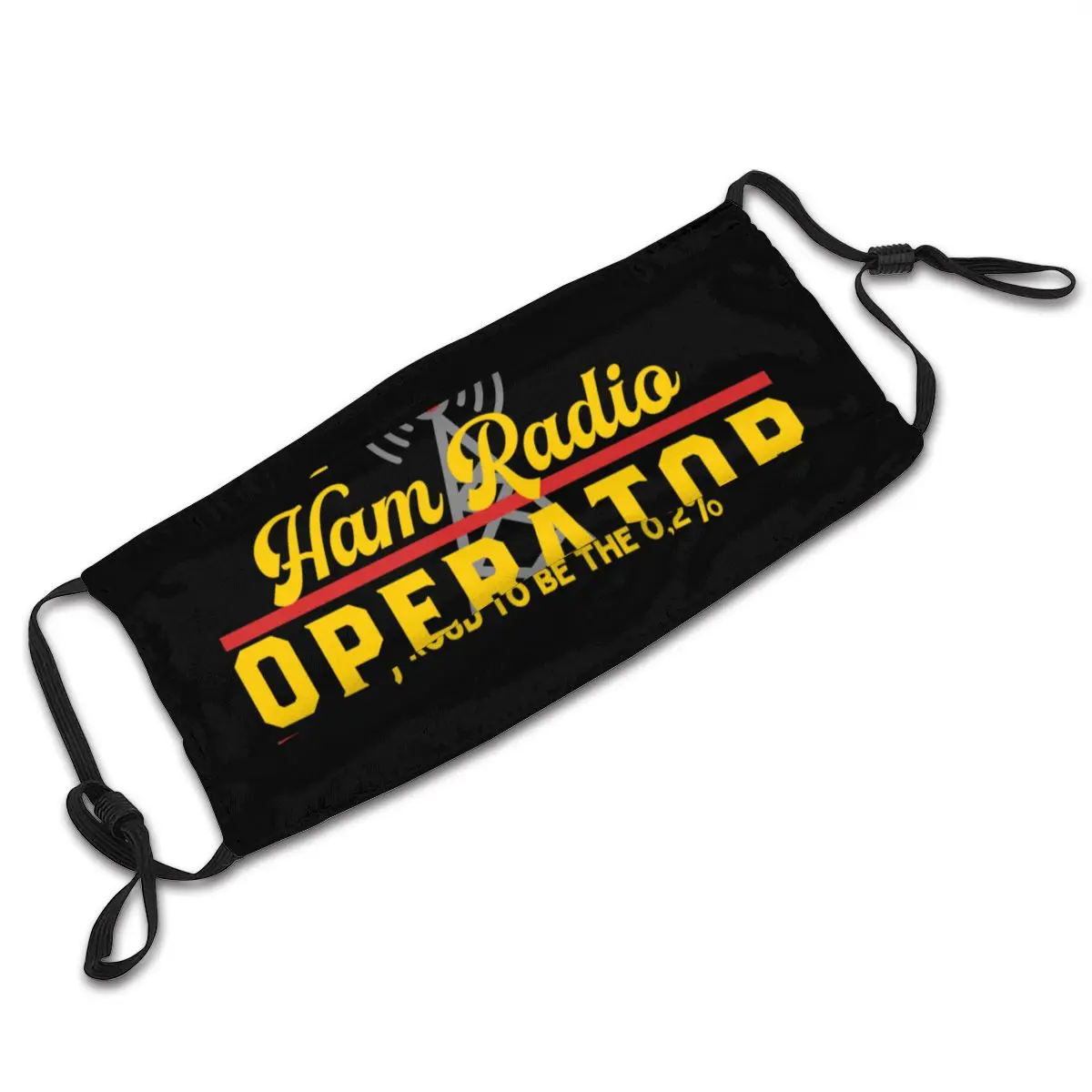 

Unisex Vintage Ham Radio Geek Operator With Replaceable PM2.5 Filters Mouth Mask Respirator Muffle Sunproof Protection Cover