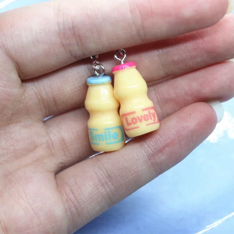 925 серебряные забавные флаконы для йогурта счастливые милые гипоаллергенные