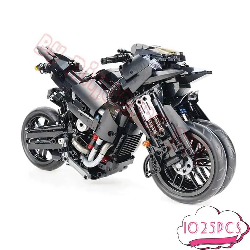 

Конструктор MOC MOTO Speed технический мотоцикл, 1025 + шт.