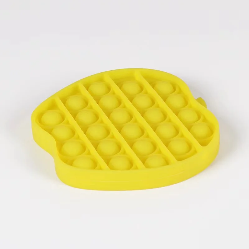 

PT26~PT30 Apple Shape Push Pops Bubble Sensory Toy for Adult Child Funny Anti-stress Pop It Fidget Reliver Stress