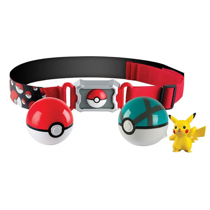 

Pokémon Pokémon Ball Battle Belt 26cm Interactive Gift with Friends Surprise for Children Cartoon Characters Children's Toys