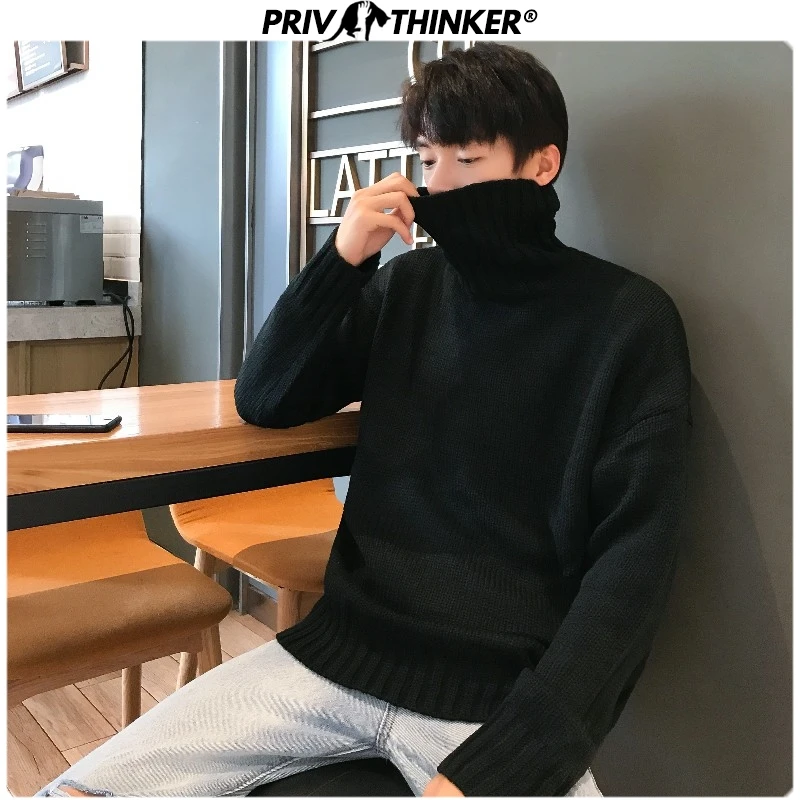 Privathinker Woman 2020 Colorful Turtleneck Pullovers Sweater Female Fahsion Autumn Winter Clothes Lady Knitted Sweaters Warm | Женская