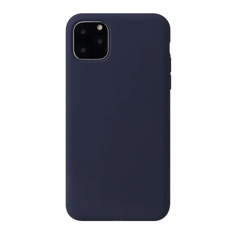 1:1 официальный Стильный силиконовый чехол для iphone 11 чехол 360 градусов полное покрытие для iphone 11 Pro Max новые чехлы - Цвет: blue