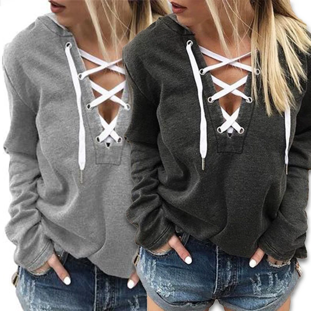 

Свитер с капюшоном, повседневный флисовый свитер, пуловер, тонкий свободный женский свитер с капюшоном, однотонная женская толстовка с воро...