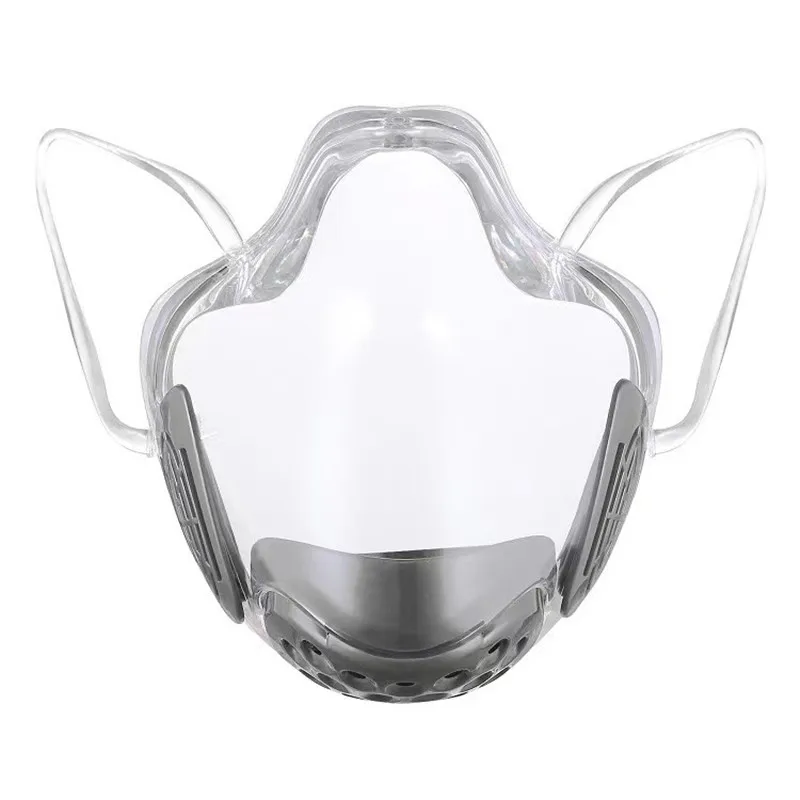 Защитная маска для взрослых многоразовая Пылезащитная прозрачная защита от
