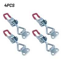 4pcs metal quick release latch toggle clamp gh 4001 clamps fast clip hand tool holding for woodworking or circuit boards
